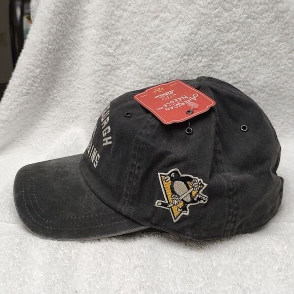 American Needle Pittsburgh Penguins Sliderback Hat - New - Picture 3 of 9